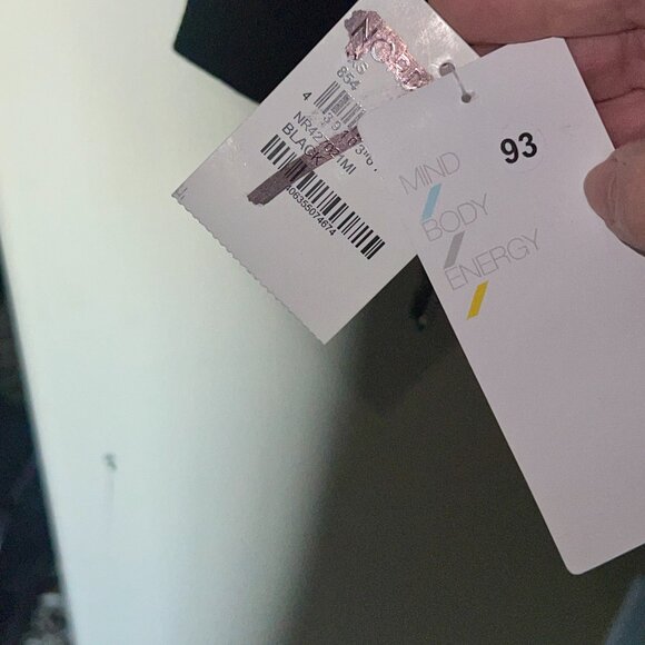 Zella Quilted Longline Black Jacket Coat Side zippers, arm pocket, NWT XS, NICE! - Picture 10 of 10